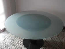 Tavolo Cono by Joe D'Urso BIEFFEPLAST design table cristallo acciaio cristal