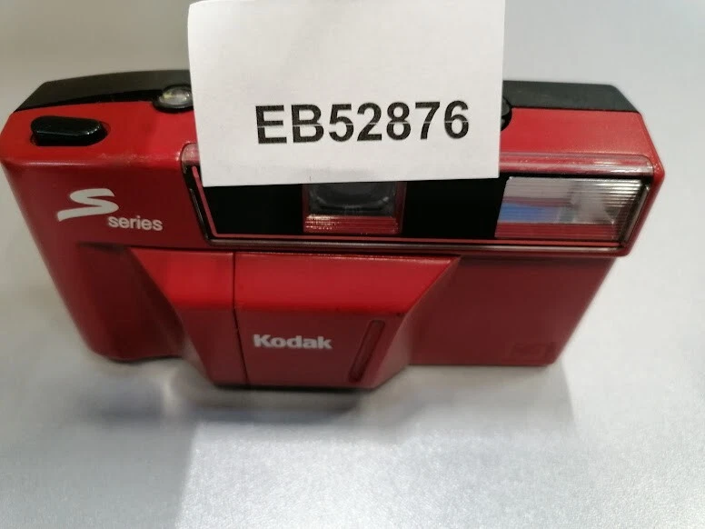 Kodak S100 EF Vintage Kamera Rot Nicht Getestet - Bild 2 von 4