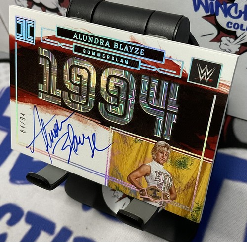 WWE Panini Impeccable SUMMERSLAM 1994 ALUNDRA BLAYZE Auto /94 SS-ABZ - 第 3/4 張圖片
