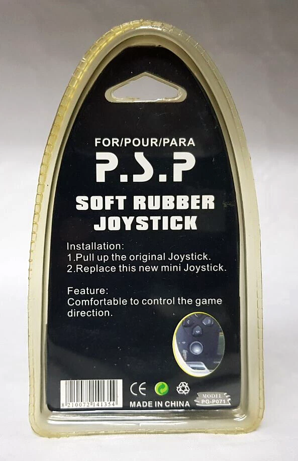 SOFT RUBBER CUP BLACK JOYSTICK ANALOG REPLACEMENT Sony PSP 1000 - Immagine 2 di 3