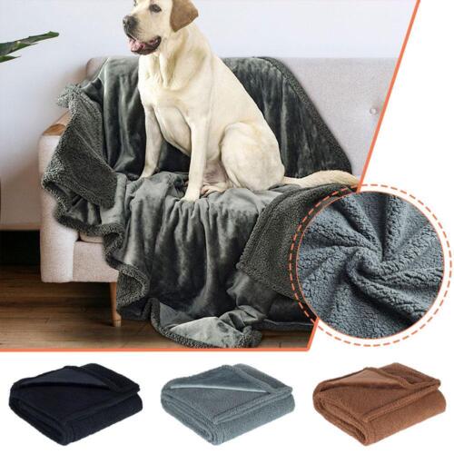 Dog Blanket Waterproof Flannel Puppy Blanket WaterProof Soft Pet Throw for Bed❀ - Afbeelding 1 van 30