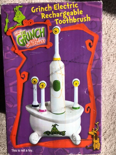 Dr. Seuss, how the Grinch stole Christmas grinch, electronic, rechargeable tooth