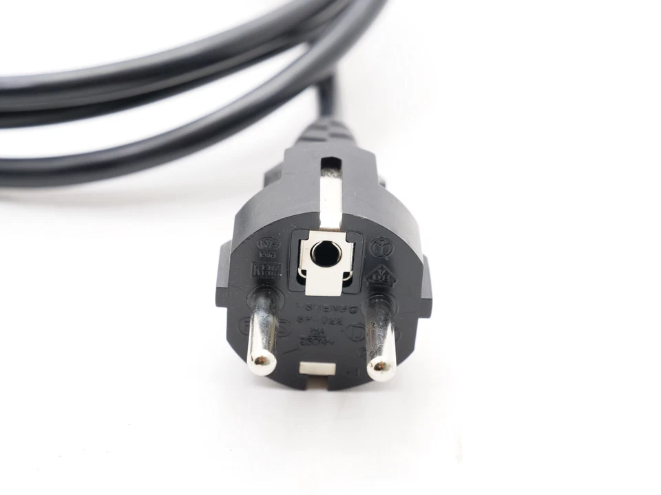 STRAIGHT ANGLE EU POWER CABLE PLUG SHENG AC EXTENSION CORD 1.8m 6ft CEE C13 - Image 3 of 4