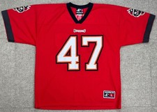 Logo Athletic NFL Tampa Bay Buccaneers Vtg #47 John Lynch Football Jersey Size L