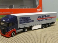 1/87 Herpa Iveco S-Way Lng Gardinenplanen-Sz Spezitrans 315258