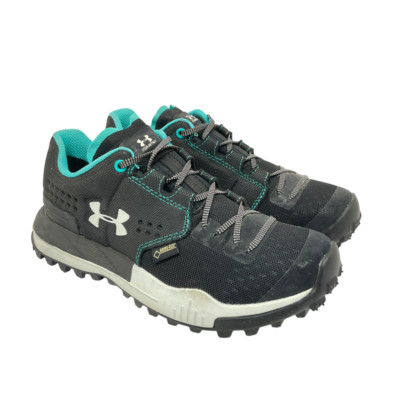 Under Armour Women's Charged Assert 10 Running Sneakers Black/Turquoise Size 6M