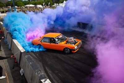 Burnout car RACING WINNERS CHAMPION TEAM CARS POSTER burnouts drag drift motor