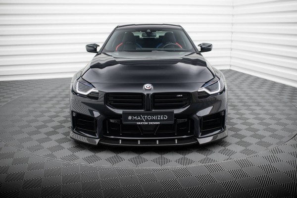 Carbon Fiber Front Ansatz V.2 FüR BMW M2 G87 Spoilerlippe Spoilerschwert-image