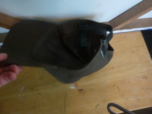 AllSaints Men's  Khaki Green Logo Graphic Baseball Cap         EUC! - Picture 4 of 4