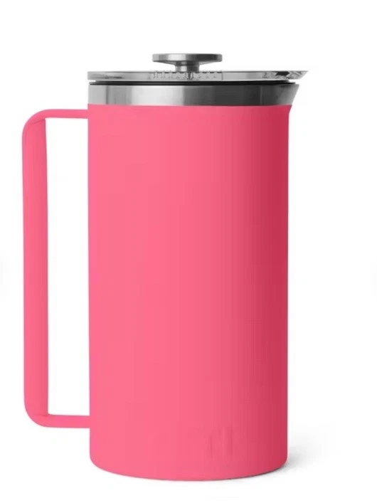 Yeti 64 Oz French Press, Tropical Pink - NEW