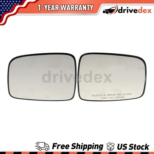 Pair Dorman - HELP Door Mirror Glass Fits 2002 2003 2004 2005 2006 Jeep Liberty