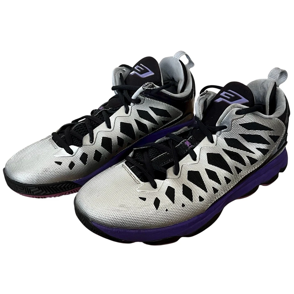 Nike Air Jordan CP3 VI 6 Chris Paul Zapatos Para Hombres 10.5 Plateado Púrpura 535807005 Foto 3 de 4