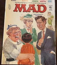 Vintage Mad Magazine (UK) No:243 July 1982. Good Condition.
