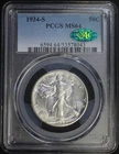 New Listing1934 S Walking Liberty Half Dollar PCGS MS64 CAC Well Struck Better Date Coin