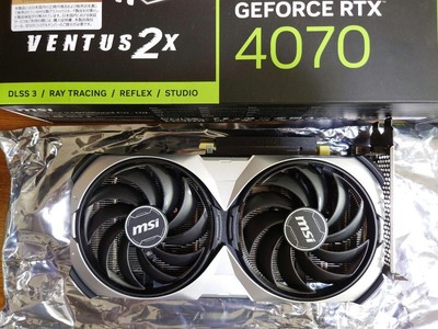 Msi Geforce Rtx 4070 Ventus 2X 12G Oc Graphics Card Gaming Msi Geforce Rtx 4070 Ventus 2X 12G Oc Graphics Card Gaming