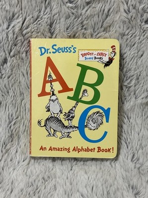 Dr. Seuss's ABC : An Amazing Alphabet Book! by Seuss (1996, Board Book Mini 6 