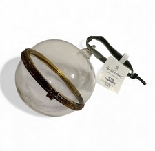 New Target Hearth  Hand Magnolia Hinged Glass Christmas Tree Ornament -Smooth