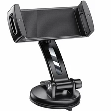 Dashboard Tablet Holder for Car Suction Cup Car Mount Adjustable Arm Dashboard