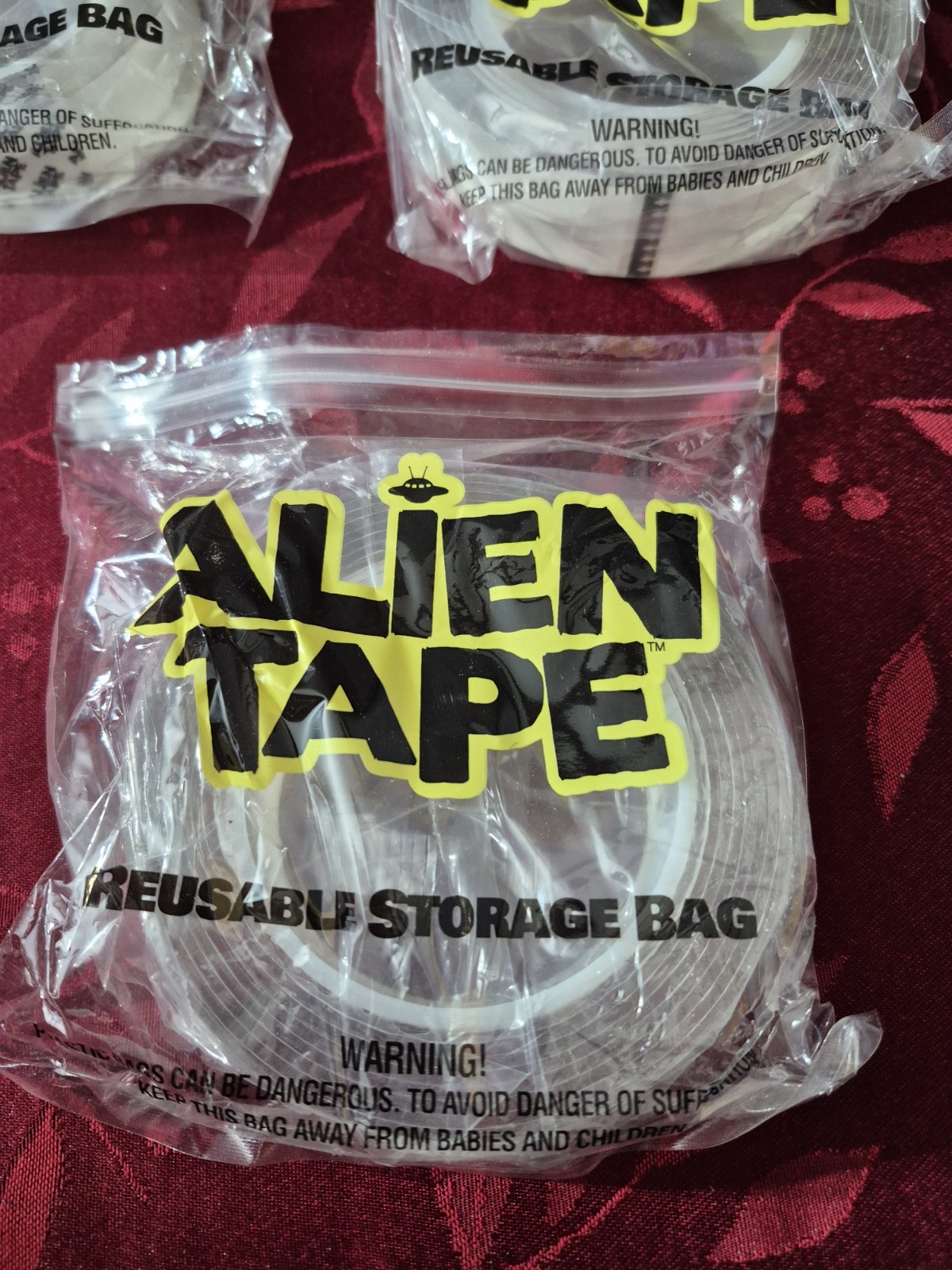 Alien Tape Multifunctional  Reusable Double Sided Tape New 5 Total