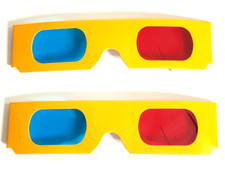 2 Pairs - Vintage Kodak 3-D Cardboard Glasses...