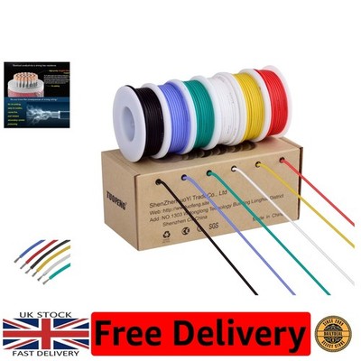 Hochtemperatur 18AWG Silikon Draht Set - 600V, 4m Länge, 6 lebendige Optionen