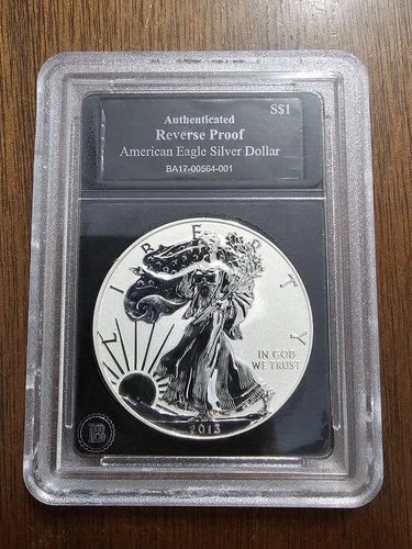 2013-W AMERICAN EAGLE SILVER REVERSE PROOF COIN .999 Fine Silver Uncirculated