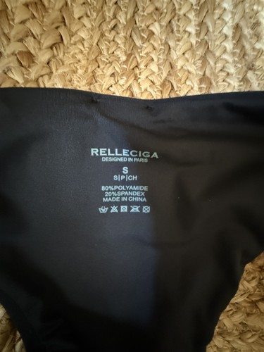 Relleciga Women's Swimwear Bikini Bottom Black Size Small - Picture 7 of 7