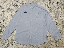 Image of NWOT Columbia Florida Gators UF Super Tamiami Bonehead Fishing Shirt Size XL