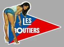LES ROUTIERS STICKER PINUP CAMION TRUCK ROUTE 66 PIN UP AUTOCOLLANT RB103