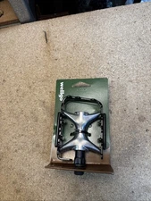 Wellgo LU964 Cycling Touring Bike Pedals Black/Silver 9/16" 100x70mm NEW