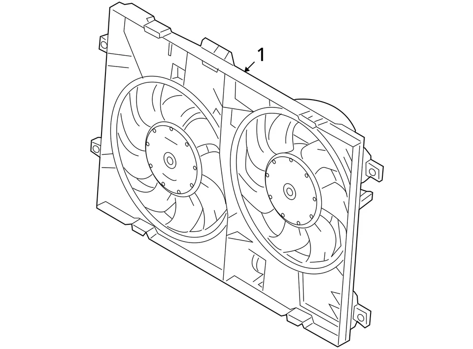 Conjunto de motor ventilador de refrigeración radiador eléctrico Mazda 6 2009-2010 XSN6K Foto 3 de 3