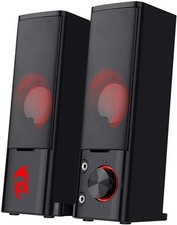 Redragon GS550 PC Gaming Speakers 2.0 Channel Desktop Computer Sound Bar with...