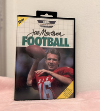 SEGA Joe Montana Football Sports Game - Sega Master System / Sega Genesis Manual