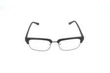 Modern Optical Intact Black Rectangle Eyeglasses Frames 56-16-145