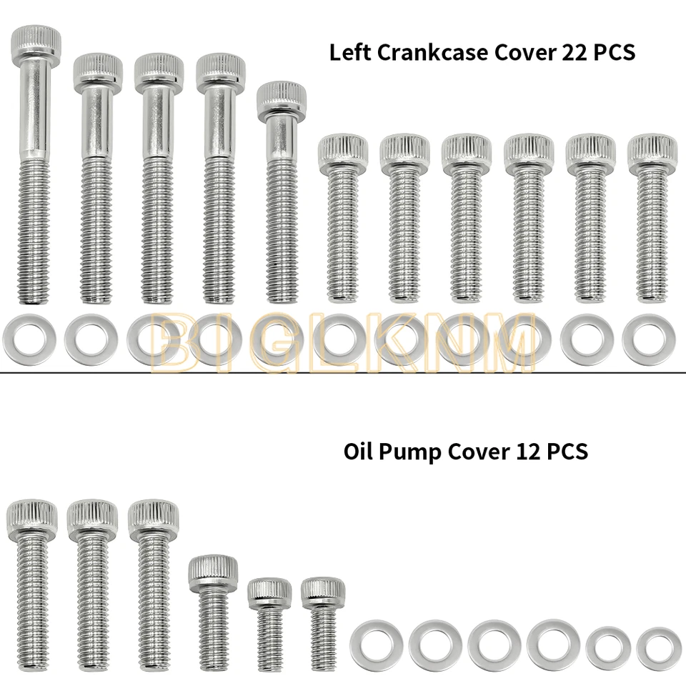 Polished Stainless Steel Engine Bolt Kit Fit For Honda CT90 Trail 90 1966-1979 - Image 4 of 4