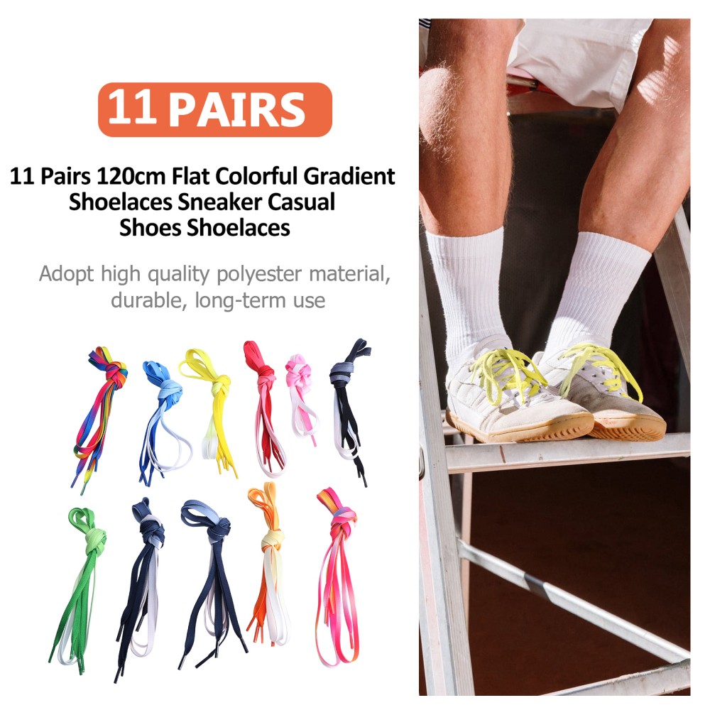 APL 11 Paia Lacci Con Sfumatura Lacci Multifunzione Decorativi