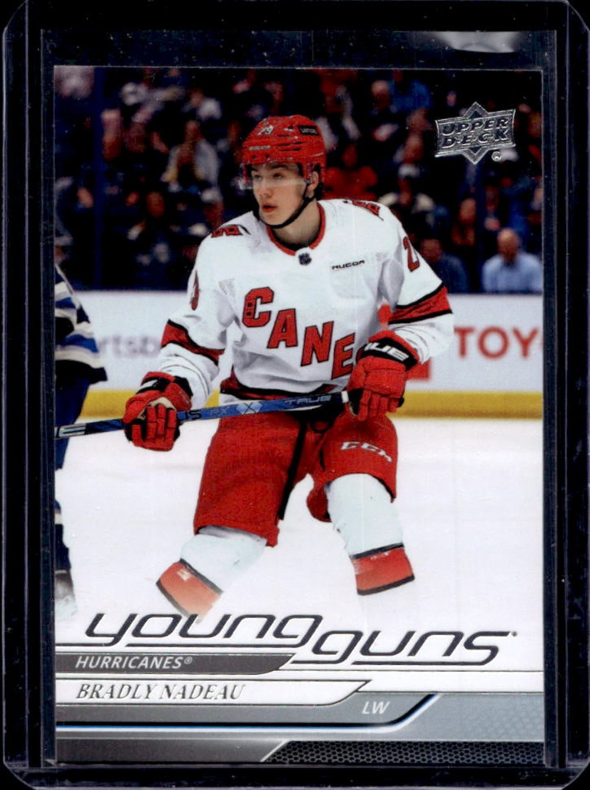 2024-25 Upper Deck Bradly Nadeau Young Guns RC #208 Hurricanes