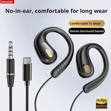 YX2 Type-C & 3.5mm Wired Earbuds 9D Bass ENC Gaming Sports Headphones