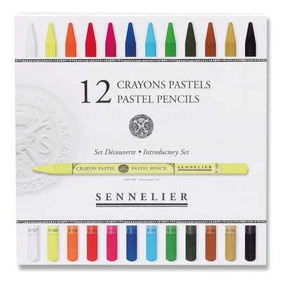 Sennelier 12 extra feine holzfreie Pastell Stifte in Magnetbox - N132340.01