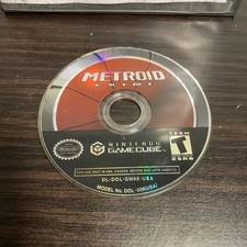 Metroid Prime (Nintendo GameCube, 2004) No Original Cover Art Or Manual Tested