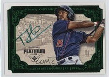 2015 Onyx Platinum Elite Auto Green 23/50 Teoscar Hernandez #PE15A-TH Auto sd0