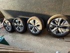 17 inch Kia alloy wheels alloys with tyres fitted