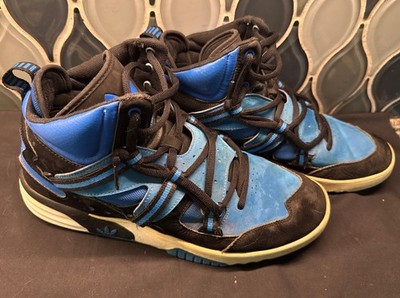 Adidas Tipoff 2 Blue/ Black Size 11.5 Basketball Shoes Used Part Q32910- 05/13