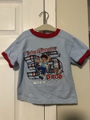 Y2K Nick Jr Go Diego Go Toddler T-shirt Size 2T