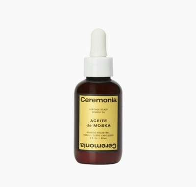 NEW Ceremonia Aceite de Moska Scalp Remedy Oil for Healthy Hair & Scalp 2oz/60ml
