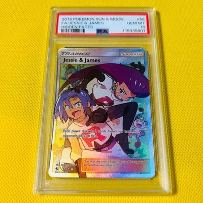 PSA10 Jessie & James 68/68 2019 SR Hidden Fates | eBay