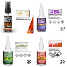 Green Stuff World - Cyanoacrylate (Glue, Gel, Cleaner and Activator)