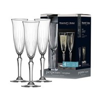 Ritzenhoff&Breker Perpetuo Sektglas 190 Ml 4Er Set Mit Feiner Innen-Facettierung