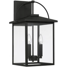 Capital Lighting Fixtures 948031BK OPEN BOX Bryson Outdoor Wall Light Black