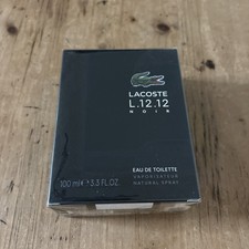 Eau de Lacoste L.12.12 Noir cologne him EDT 3.3 / 3.4 oz